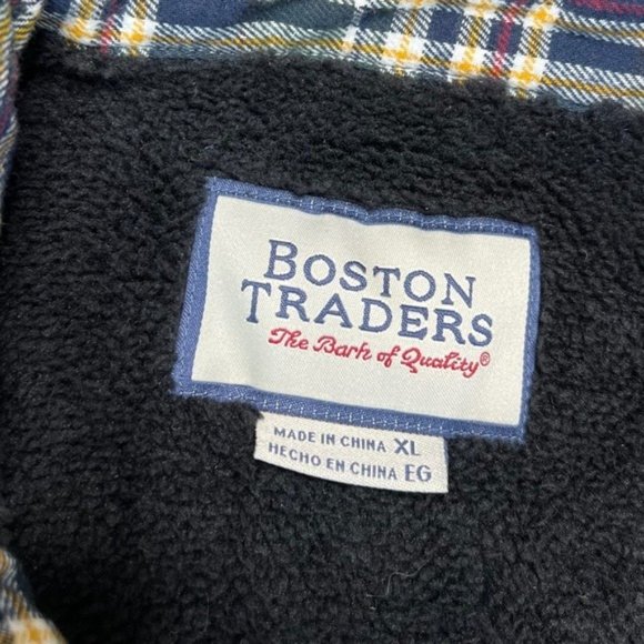 Boston Traders NWT Women's Size XL Oversized Green Plaid Sherpa Lined Shacket - Picture 5 of 10